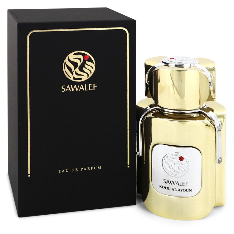 Kohl Al Ayoun by Sawalef Eau De Parfum Spray (Unisex) 3.4 oz for Women - Fragrance Spice
