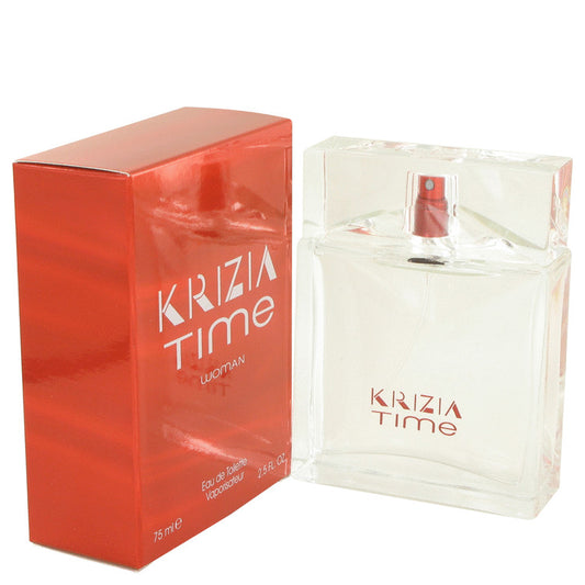 Krizia Time by Krizia Eau De Toilette Spray 2.5 oz for Women - Fragrance Spice