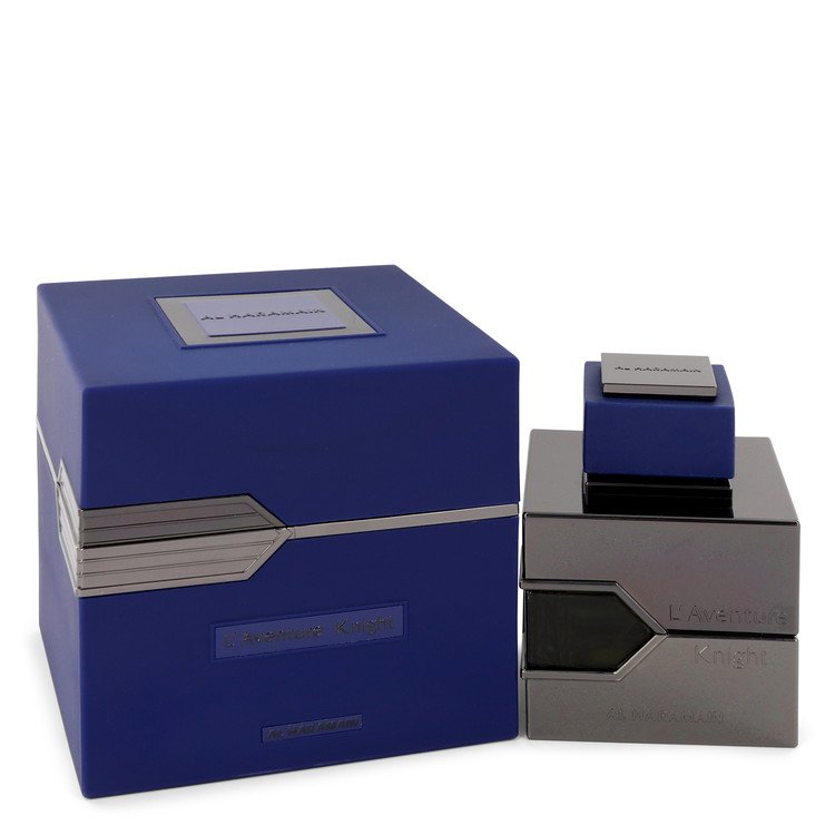 L'Aventure Knight by Al Haramain Eau De Parfum Spray 3.3 oz for Men - Fragrance Spice