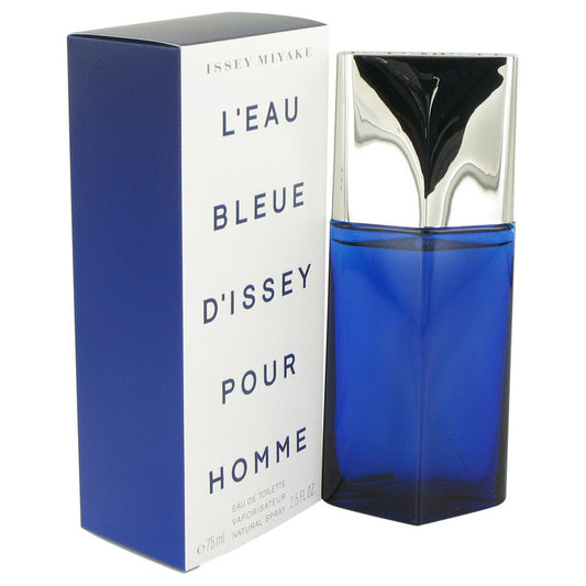 L'EAU BLEUE D'ISSEY POUR HOMME by Issey Miyake Eau De Toilette Spray 2.5 oz for Men - Fragrance Spice