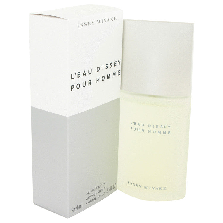 L'EAU D'ISSEY (issey Miyake) by Issey Miyake Eau De Toilette Spray 2.5 oz for Men - Fragrance Spice