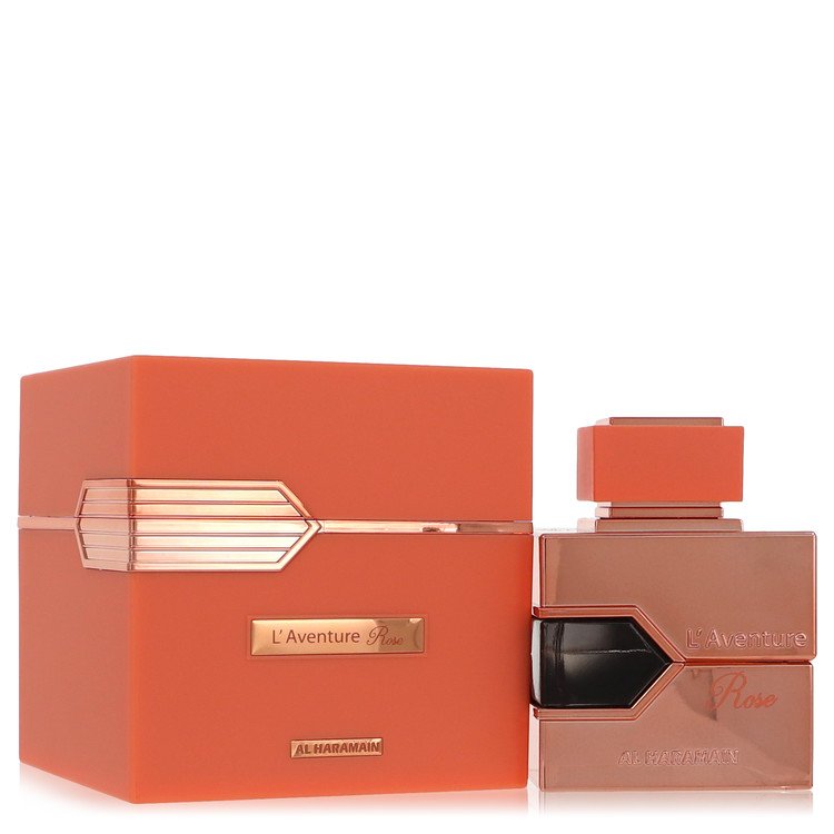 L'aventure Rose by Al Haramain Eau De Parfum Spray 3.4 oz for Women - Fragrance Spice