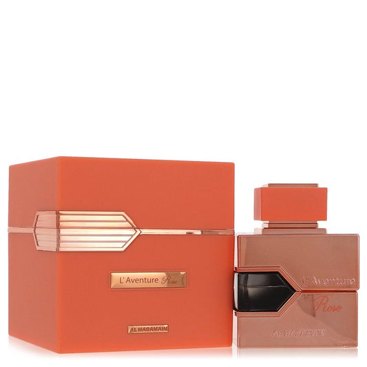 L'aventure Rose by Al Haramain Eau De Parfum Spray 3.4 oz for Women - Fragrance Spice