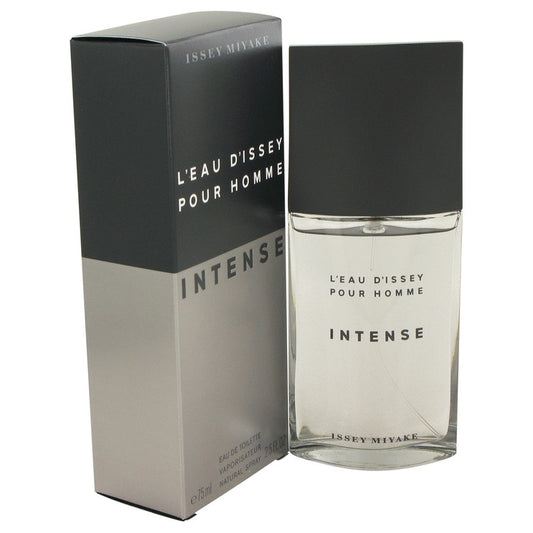L'eau D'Issey Pour Homme Intense by Issey Miyake Eau De Toilette Spray 2.5 oz for Men - Fragrance Spice