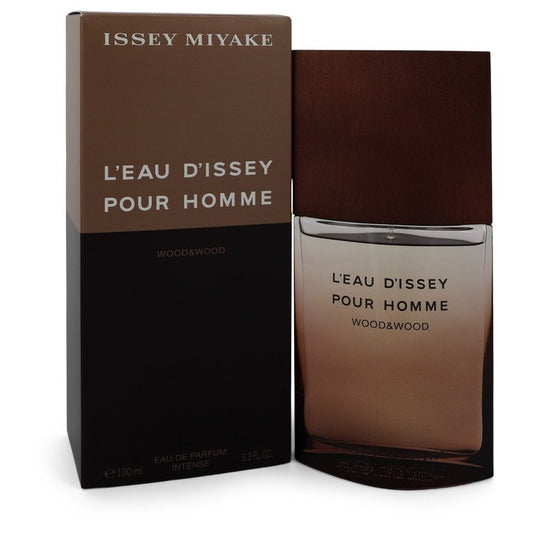 L'eau D'Issey Pour Homme Wood & wood by Issey Miyake Eau De Parfum Intense Spray 3.3 oz  for Men - Fragrance Spice