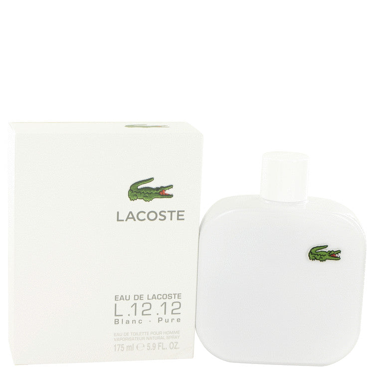 Lacoste Eau De Lacoste L.12.12 Blanc by Lacoste Eau De Toilette Spray 5.9 oz for Men - Fragrance Spice
