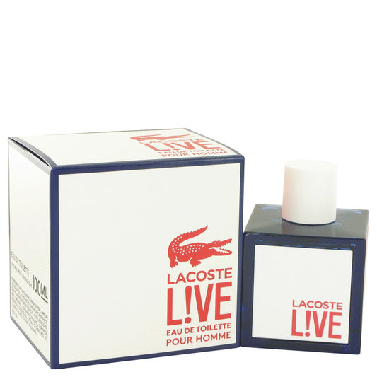Lacoste Live by Lacoste Eau De Toilette Spray 3.4 oz for Men - Fragrance Spice