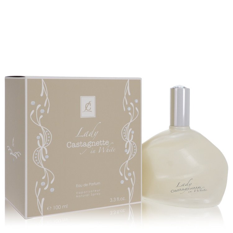 Lady Castagnette In White by Lulu Castagnette Eau De Parfum Spray 3.3 oz for Women - Fragrance Spice