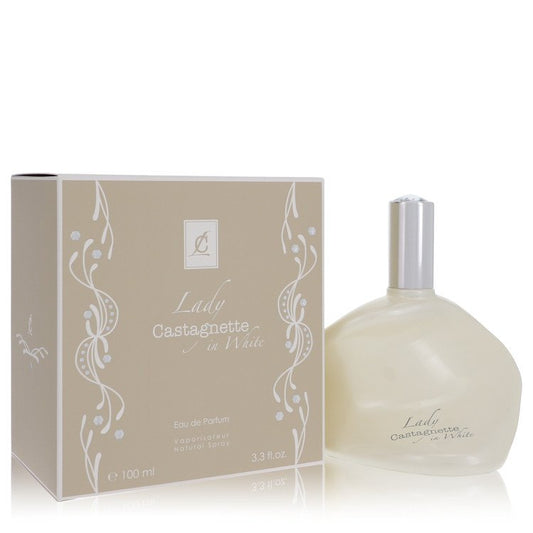 Lady Castagnette In White by Lulu Castagnette Eau De Parfum Spray 3.3 oz for Women - Fragrance Spice