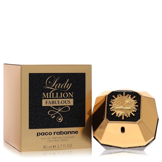 Lady Million Fabulous by Paco Rabanne Eau De Parfum Intense Spray 2.7 oz for Women - Fragrance Spice