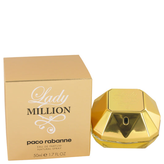 Lady Million by Paco Rabanne Eau De Parfum Spray 1.7 oz for Women - Fragrance Spice