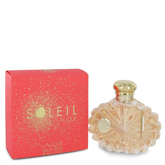 Lalique Soleil by Lalique Eau De Parfum Spray 3.3 oz for Women - Fragrance Spice
