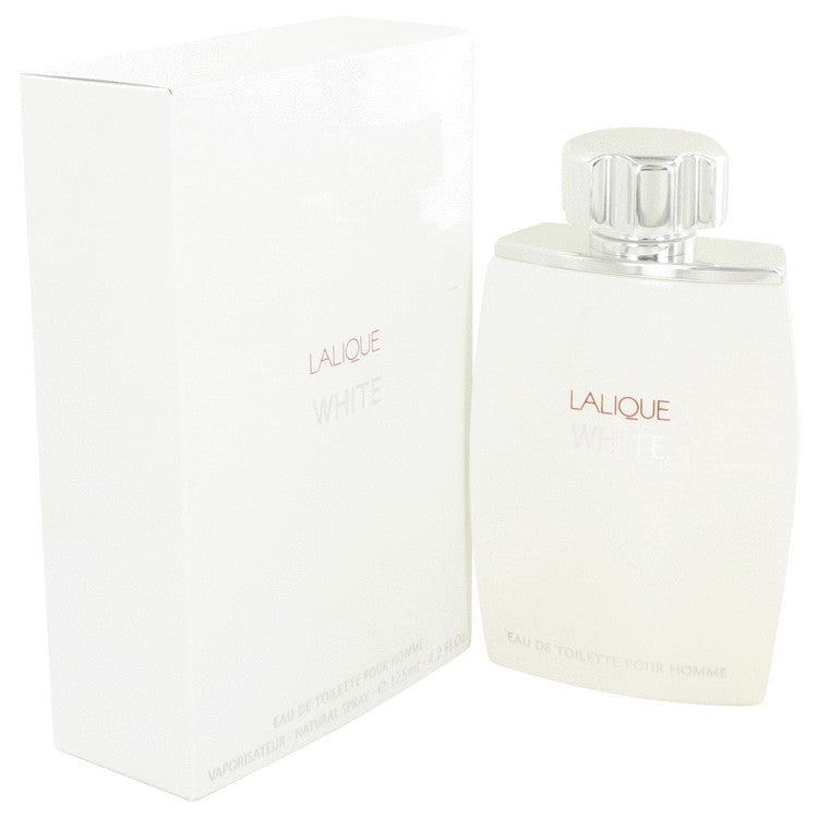Lalique White by Lalique Eau De Toilette Spray 4.2 oz for Men - Fragrance Spice