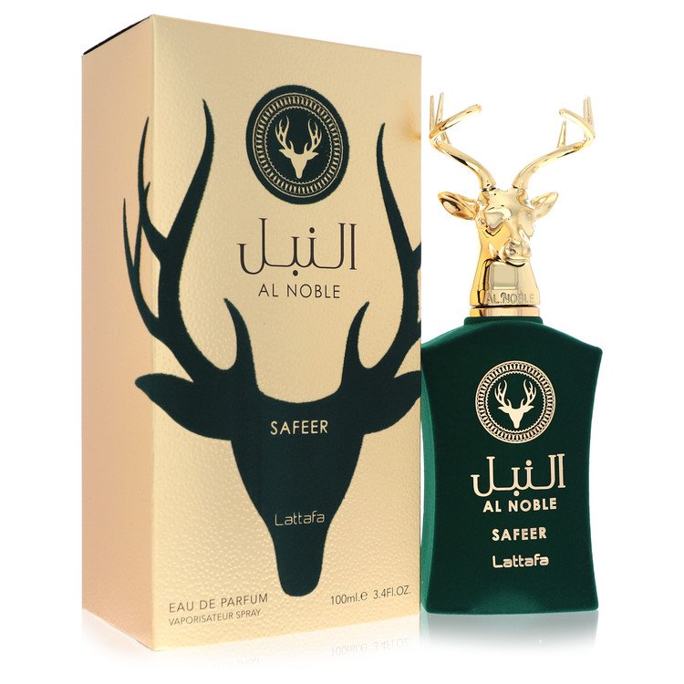 Lattafa Al Noble Safeer by Lattafa Eau De Parfum Spray (Unisex) 3.4 oz for Men - Fragrance Spice