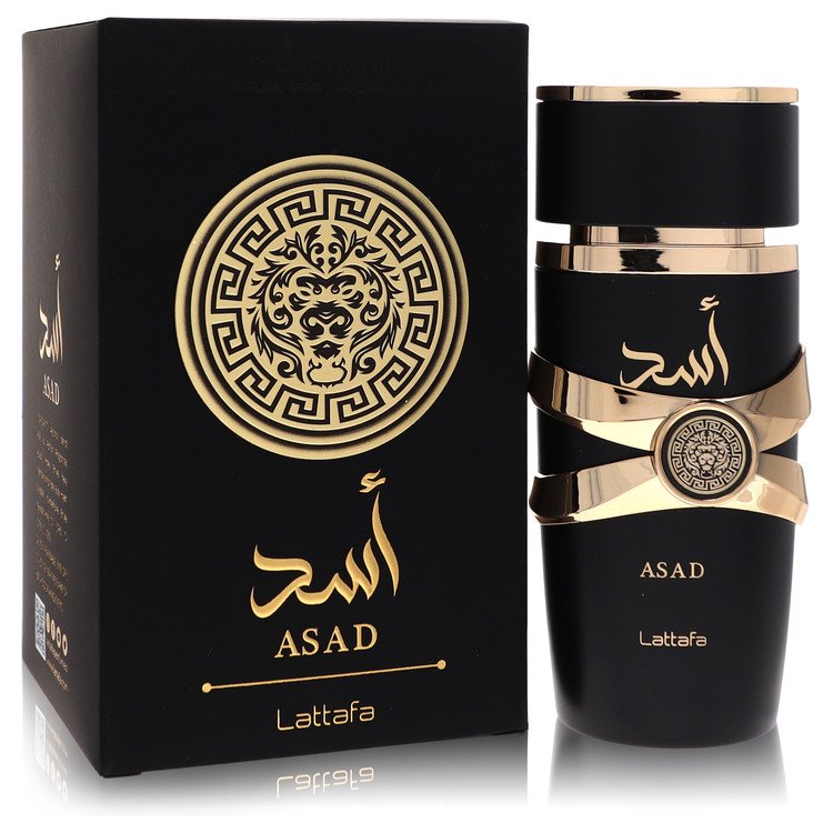 Lattafa Asad by Lattafa Eau De Parfum Spray (Unisex) 3.4 oz for Women - Fragrance Spice