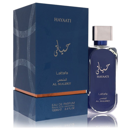 Lattafa Hayaati Al Maleky by Lattafa Eau De Parfum Spray 3.4 oz for Men - Fragrance Spice