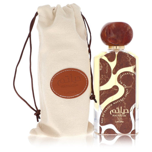 Lattafa Hayaatim by Lattafa Eau De Parfum Spray (Unisex) 3.4 oz for Men - Fragrance Spice