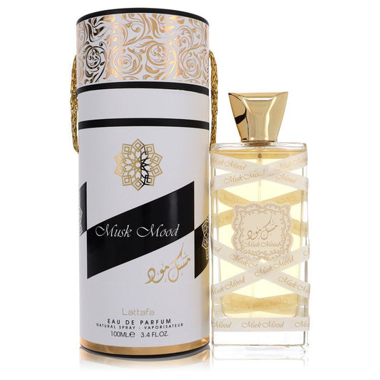 Lattafa Musk Mood by Lattafa Eau De Parfum Spray (Unisex) 3.4 oz for Men - Fragrance Spice