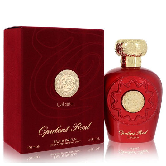 Lattafa Opulent Red by Lattafa Eau De Parfum Spray 3.4 oz for Women - Fragrance Spice