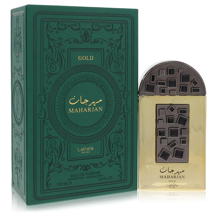 Lattafa Pride Maharjan Gold by Lattafa Eau De Parfum Spray (Unisex) 3.4 oz for Men - Fragrance Spice