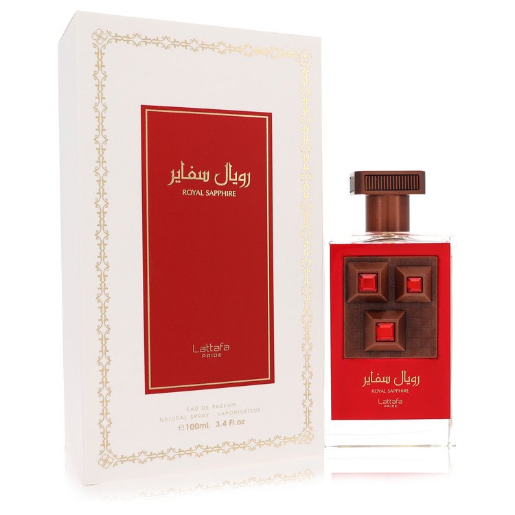 Lattafa Pride Royal Sapphire by Lattafa Eau De Parfum Spray (Unisex) 3.4 oz for Women - Fragrance Spice