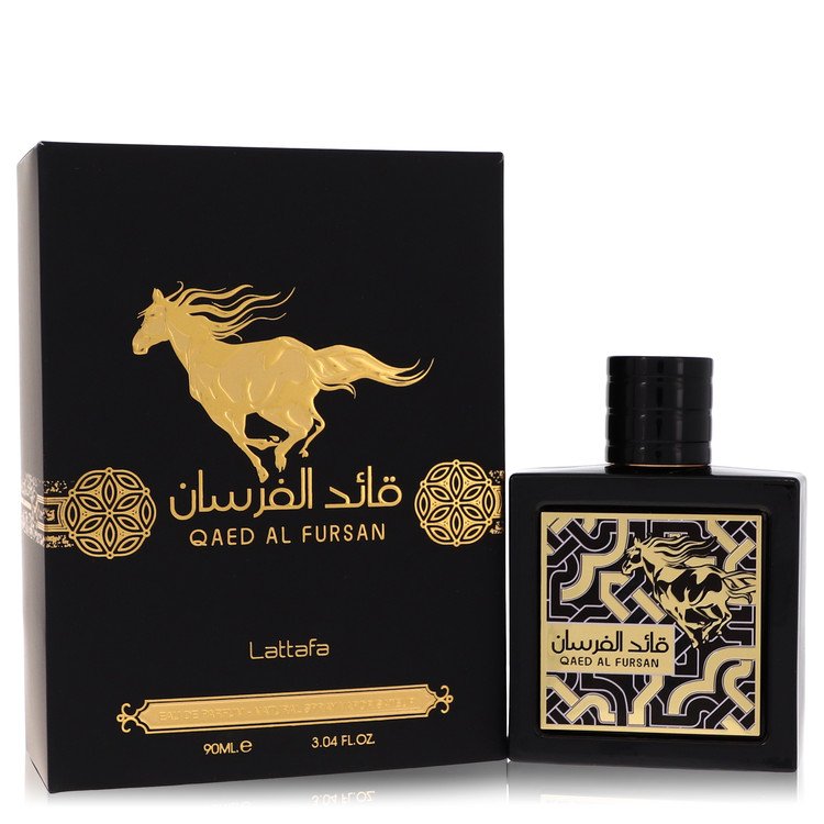 Lattafa Qaed Al Fursan by Lattafa Eau De Parfum Spray 3 oz for Men - Fragrance Spice