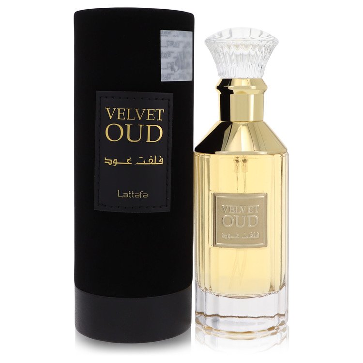 Lattafa Velvet Oud by Lattafa Eau De Parfum Spray (Unisex) 3.4 oz for Women - Fragrance Spice