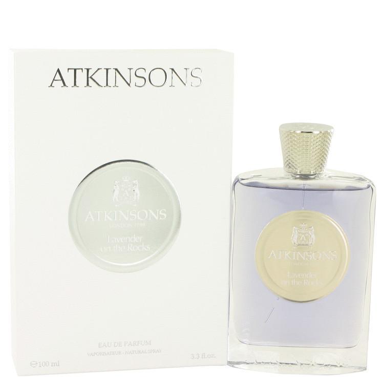 Lavender on the Rocks by Atkinsons Eau De Parfum Spray 3.3 oz for Women - Fragrance Spice