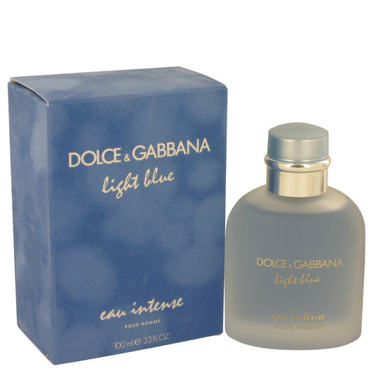 Light Blue Eau Intense by Dolce & Gabbana Eau De Parfum Spray 3.3 oz for Men - Fragrance Spice