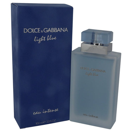 Light Blue Eau Intense by Dolce & Gabbana Eau De Parfum Spray 3.3 oz for Women - Fragrance Spice