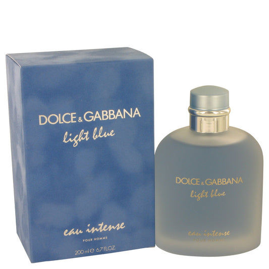 Light Blue Eau Intense by Dolce & Gabbana Eau De Parfum Spray 6.7 oz for Men - Fragrance Spice
