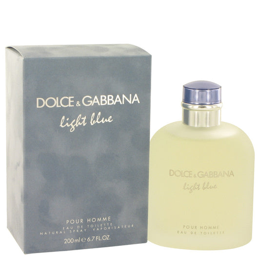 Light Blue by Dolce & Gabbana Eau De Toilette Spray 6.8 oz for Men - Fragrance Spice