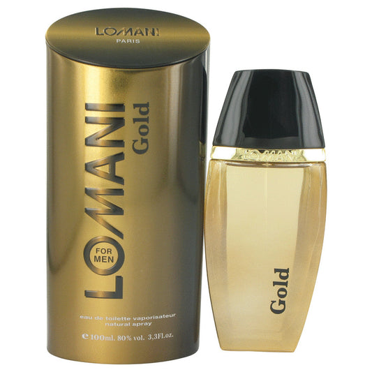 Lomani Gold by Lomani Eau De Toilette Spray 3.3 oz for Men - Fragrance Spice