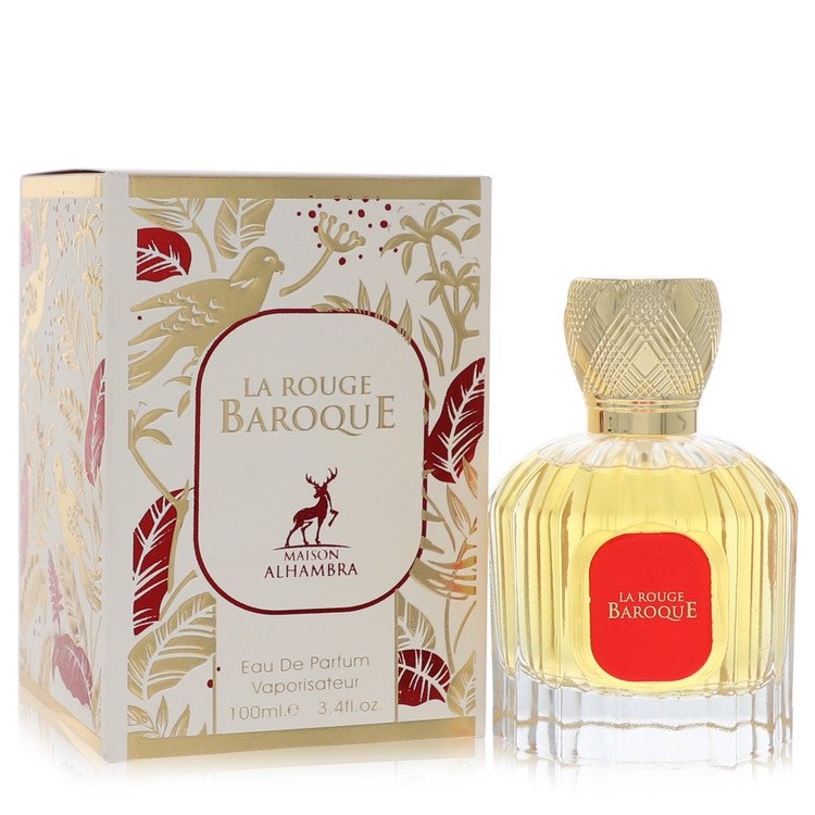 Maison Alhambra Baroque Rouge 540 by Maison Alhambra Eau De Parfum Spray (Unisex) 3.4 oz for Women - Fragrance Spice