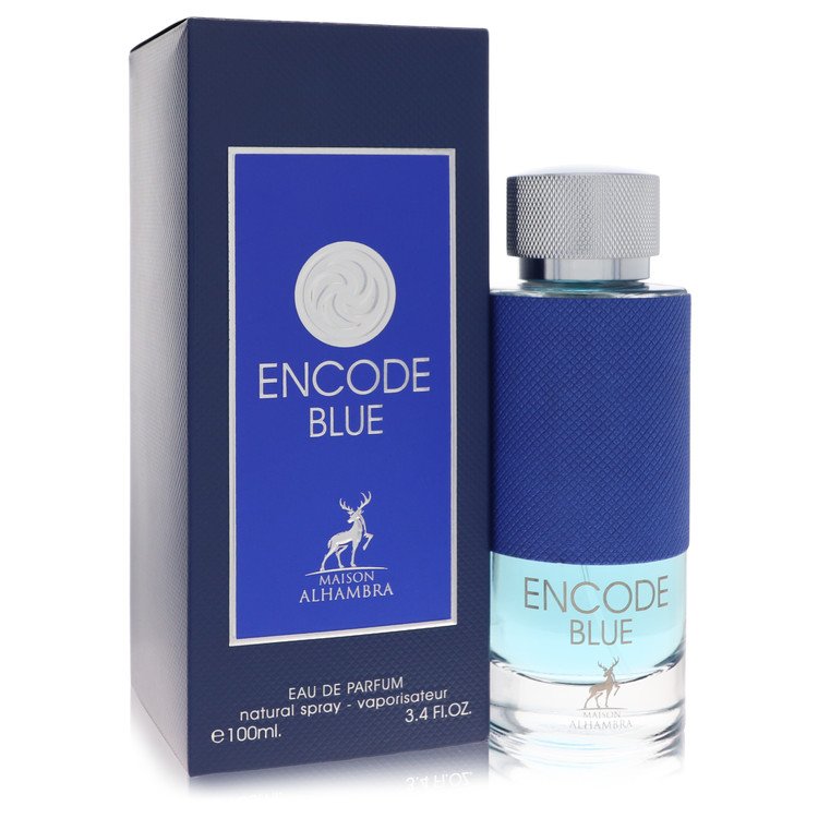 Maison Alhambra Encode Blue by Maison Alhambra Eau De Parfum Spray 3.4 oz for Men - Fragrance Spice
