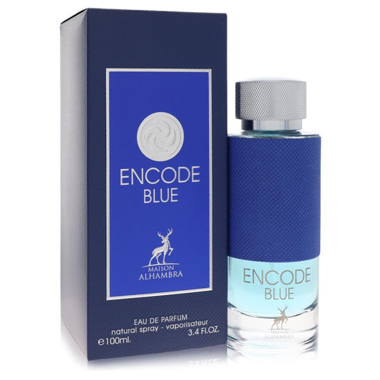 Maison Alhambra Encode Blue by Maison Alhambra Eau De Parfum Spray 3.4 oz for Men - Fragrance Spice
