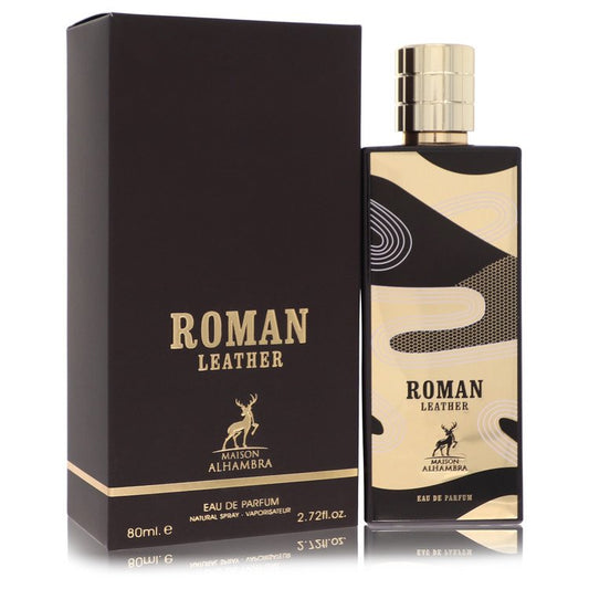 Maison Alhambra Roman Leather by Maison Alhambra Eau De Parfum Spray (Unisex) 2.7 oz for Men - Fragrance Spice