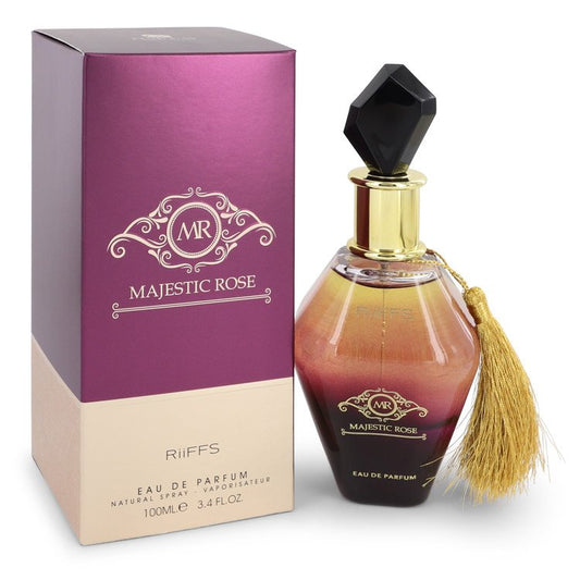 Majestic Rose by Riiffs Eau De Parfum Spray (Unisex) 3.4 oz for Women - Fragrance Spice