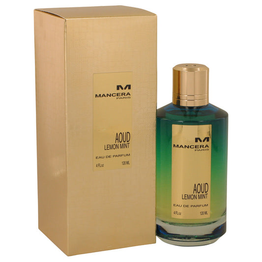 Mancera Aoud Lemon Mint by Mancera Eau De Parfum Spray (Unisex) 4 oz for Women - Fragrance Spice