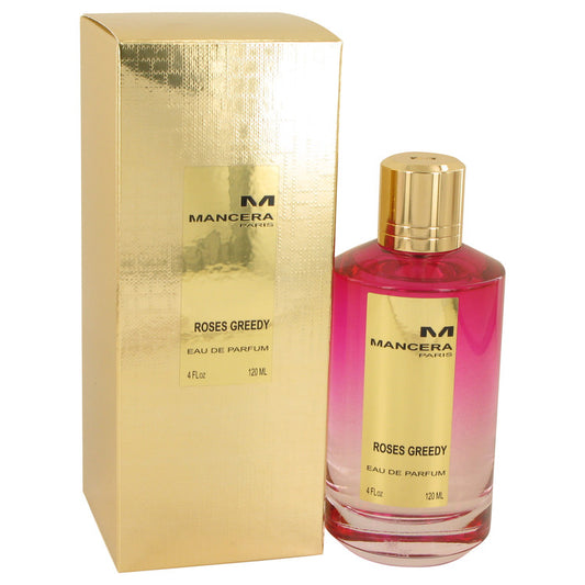 Mancera Roses Greedy by Mancera Eau De Parfum Spray (Unisex) 4 oz for Women - Fragrance Spice