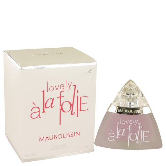 Mauboussin Lovely A La Folie by Mauboussin Eau De Parfum Spray 1.7 oz for Women - Fragrance Spice