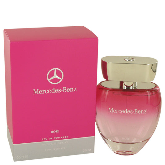 Mercedes Benz Rose by Mercedes Benz Eau De Toilette Spray 3 oz for Women - Fragrance Spice