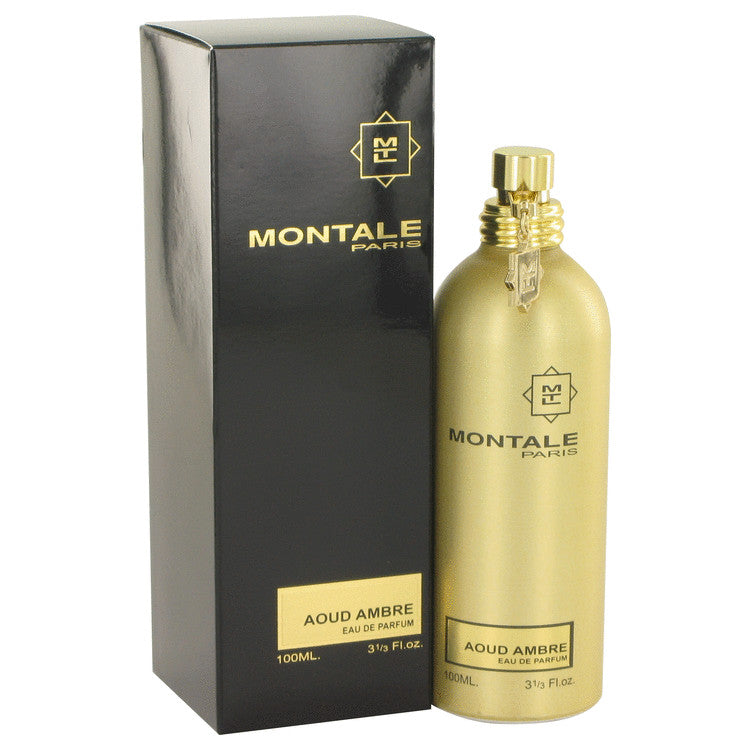 Montale Aoud Ambre by Montale Eau De Parfum Spray (Unisex) 3.4 oz for Women - Fragrance Spice