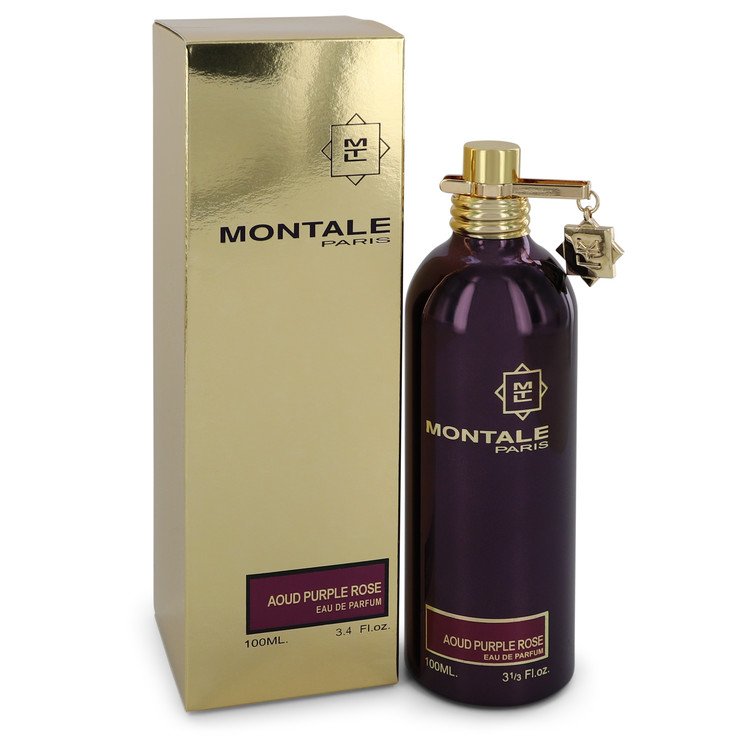 Montale Aoud Purple Rose by Montale Eau De Parfum Spray (Unisex) 3.4 oz for Women - Fragrance Spice