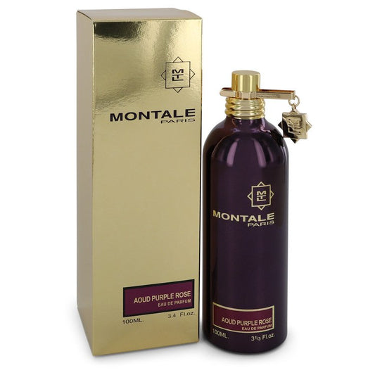 Montale Aoud Purple Rose by Montale Eau De Parfum Spray (Unisex) 3.4 oz for Women - Fragrance Spice
