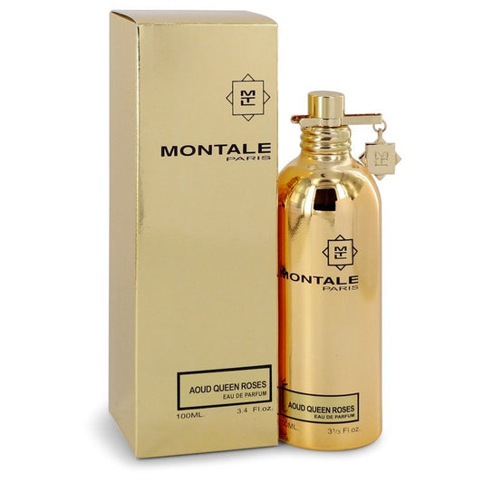 Montale Aoud Queen Roses by Montale Eau De Parfum Spray (Unisex) 3.4 oz for Women - Fragrance Spice