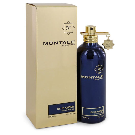 Montale Blue Amber by Montale Eau De Parfum Spray (Unisex) 3.4 oz for Women - Fragrance Spice