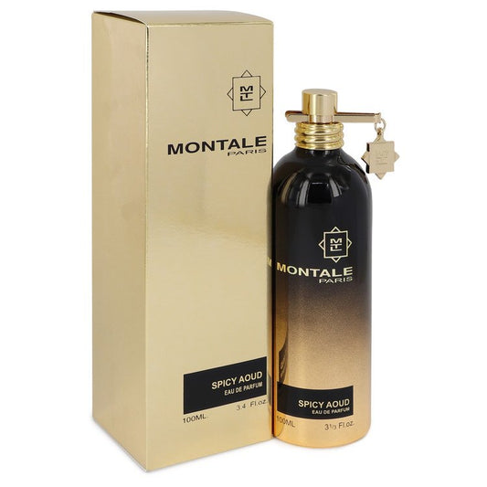 Montale Spicy Aoud by Montale Eau De Parfum Spray (Unisex) 3.4 oz for Women - Fragrance Spice