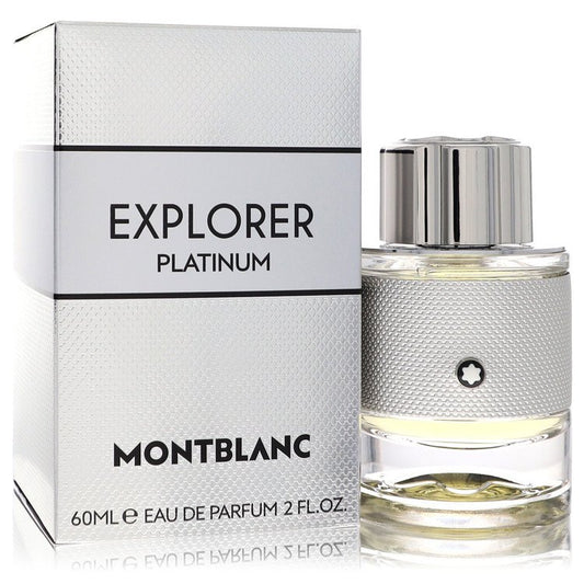 Montblanc Explorer Platinum by Mont Blanc Eau De Parfum Spray 2 oz for Men - Fragrance Spice