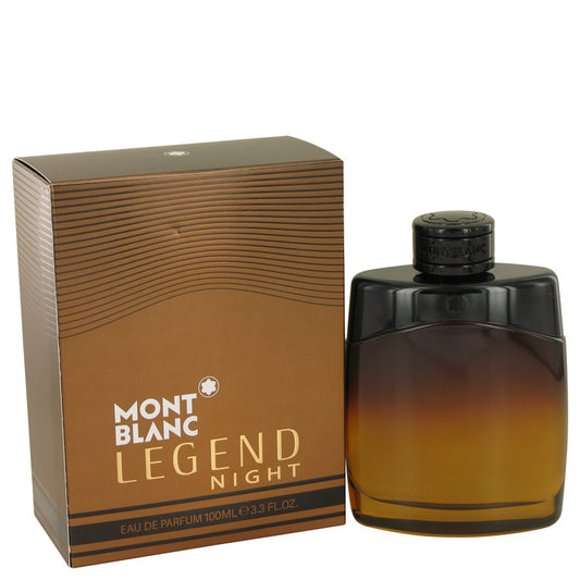 Montblanc Legend Night by Mont Blanc Eau De Parfum Spray 3.3 oz for Men - Fragrance Spice